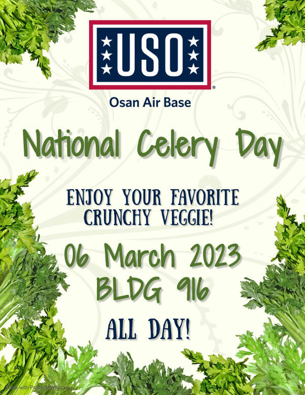 National Celery Day USO Korea national-celery-day-uso-korea